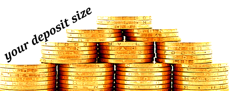 how much to deposit at an online casinos